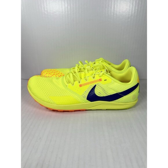 Nike Men’s 9.5 Rival XC 6 Cross-Country Spikes Volt/Total Orange DX7999-701 NEW - Picture 3 of 8